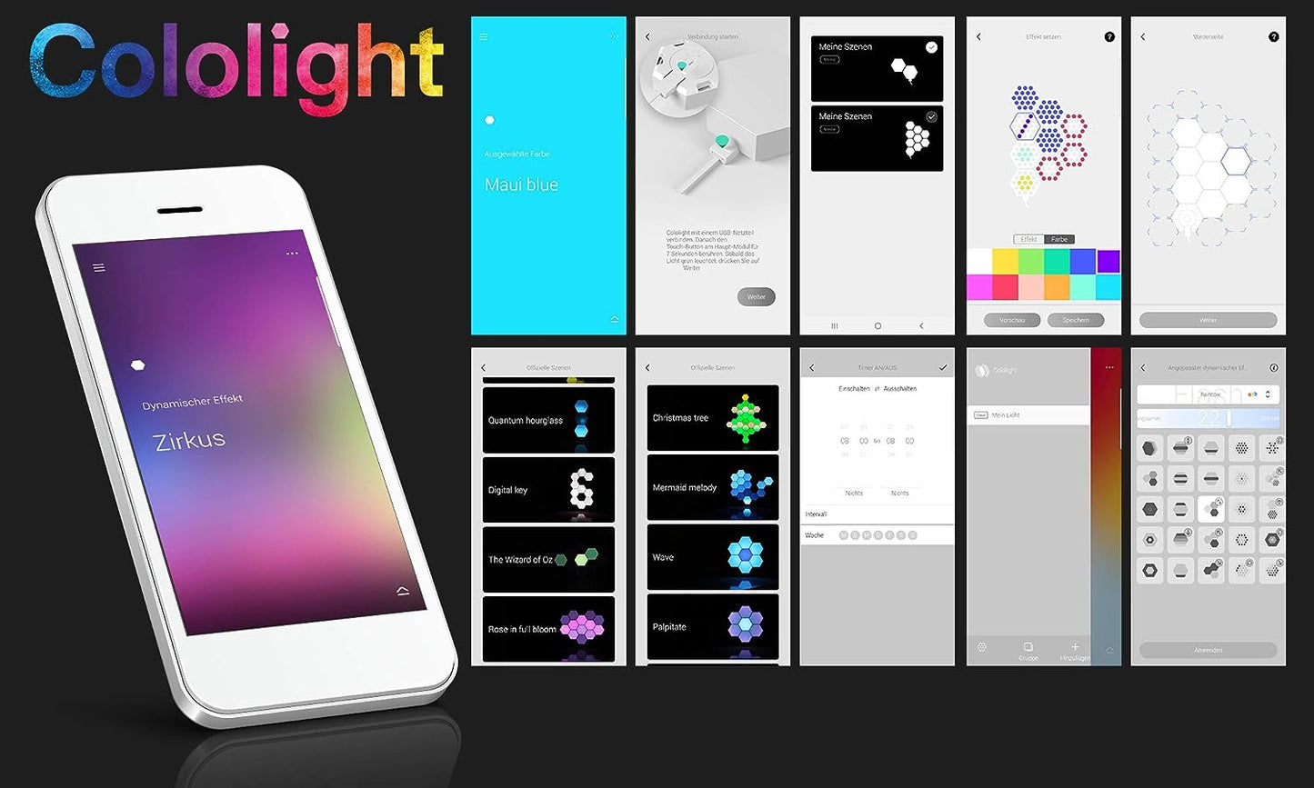 Cololight LED Modul Extension (1 Stück) App Android Apple Alexa Google Home LED Gaming Beleuchtung
