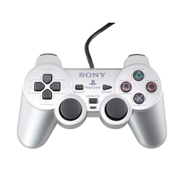 Playstation 2  Ps2 Controller - Original Sony - Dualshock -  silber - sehr gut