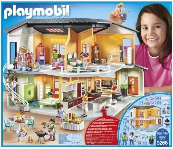 Playmobil City Life 9266 Modernes Wohnhaus mit Licht- & Soundeffekten - B-Ware
