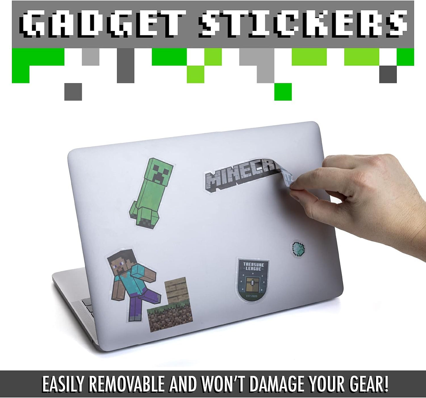 Minecraft Tech Stickers Gadget Set