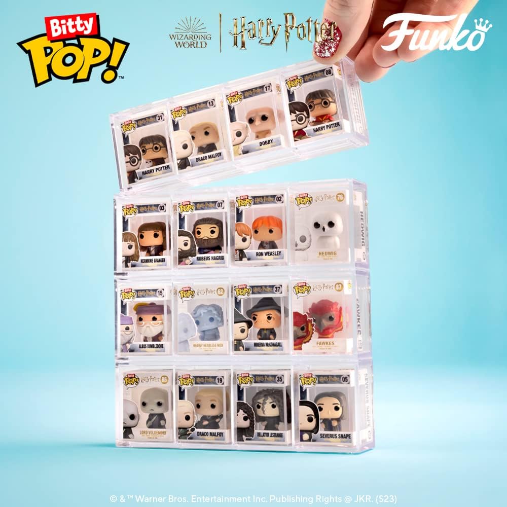 Funko Bitty POP! Harry Potter - Hermine Granger, Hagrid, Ron Weasley + Überraschungs-Figur