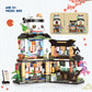 Izakaya Shop Mini Bausteine Klemmbausteine 789 Stück Japanisches Motiv Katze - NEU