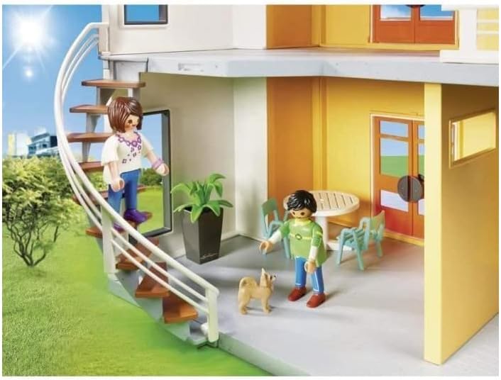 Playmobil City Life 9266 Modernes Wohnhaus mit Licht- & Soundeffekten - B-Ware