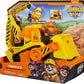 Rubble & Crew - Bulldozer Planierraupen-Baufahrzeug Spielzeug mit Licht & Geräuschen