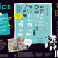 Kosmos 621001 - Chipz - Der intelligente Roboter für Kinder, folgt Bewegungen, weicht aus, Licht Sound Spielzeug