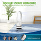 Mitcent Rotorloser Ventilator Luftreiniger-Lüfter H12 HEPA-Filter MT1004 Weiß