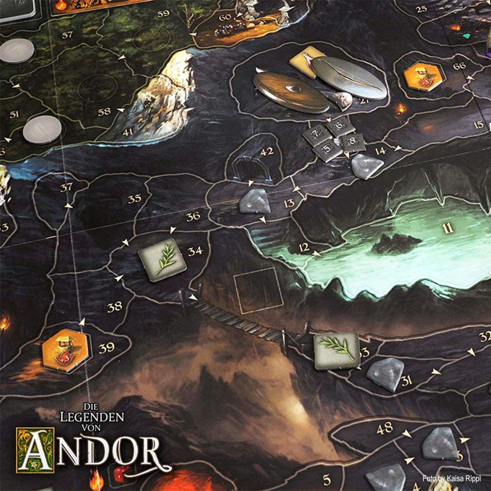 Die Legenden von Andor - Gesellschaftsspiel Brettspiel 2-4 Spieler - Kosmos 691745