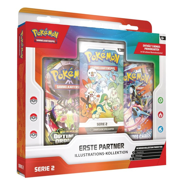 Pokémon TCG Erste Partner Illustrations-Kollektion Serie 2 - deutsch - sealed OVP