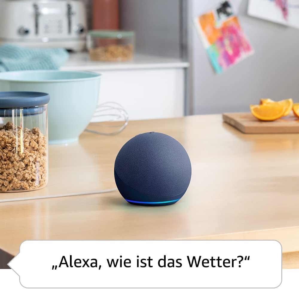 Amazon Echo Dot (5. Generation, 2022) | Bluetooth Lautsprecher mit Alexa | Tiefseeblau