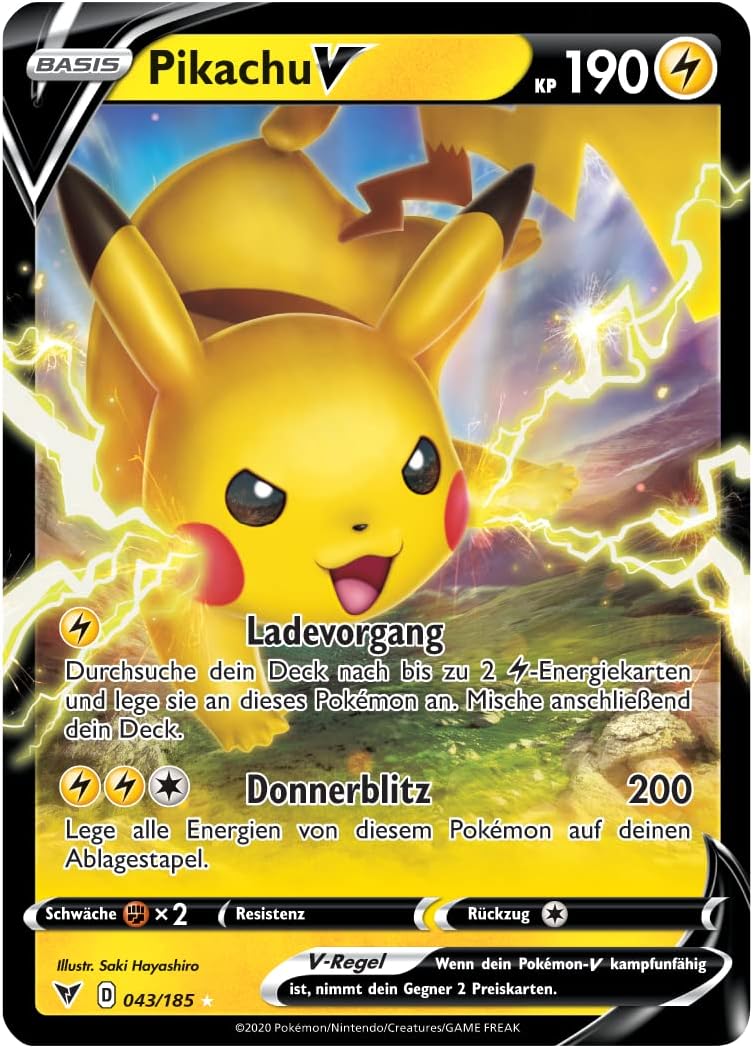 Pokémon-Sammelkartenspiel: Kampfakademie (Liberlo-V, Pikachu-V & Evoli-V)