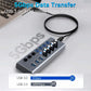 USB Hub Active 3.0 with Power Supply 7 in 1 Adapter Docking Station