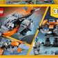 LEGO 31111 Creator 3-in-1 Cyber-Drohne - Cyber-Mech - Hoverbike Roboter Minifigur