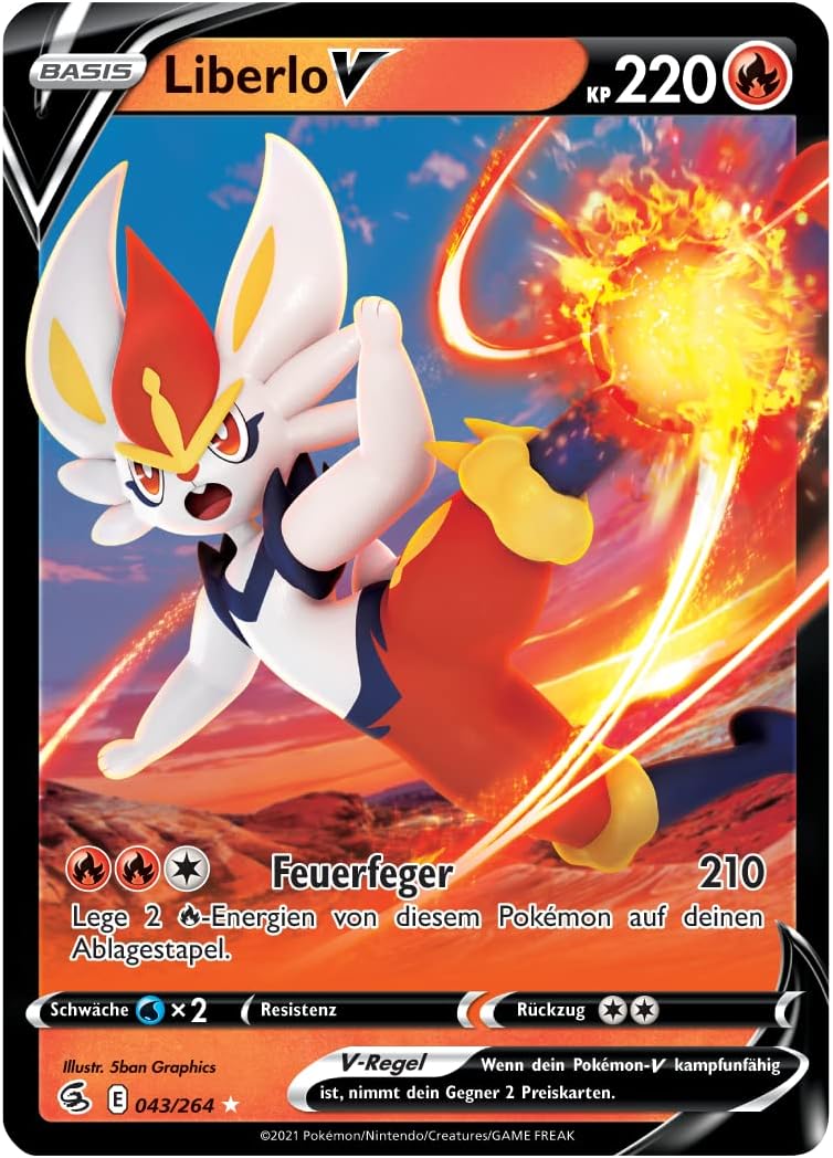 Pokémon-Sammelkartenspiel: Kampfakademie (Liberlo-V, Pikachu-V & Evoli-V)