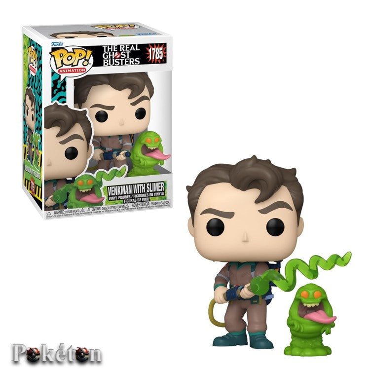 FUNKO POP Ghost Busters #1785 Venkman with Slimer - Vinyl Figur - NEU in OVP