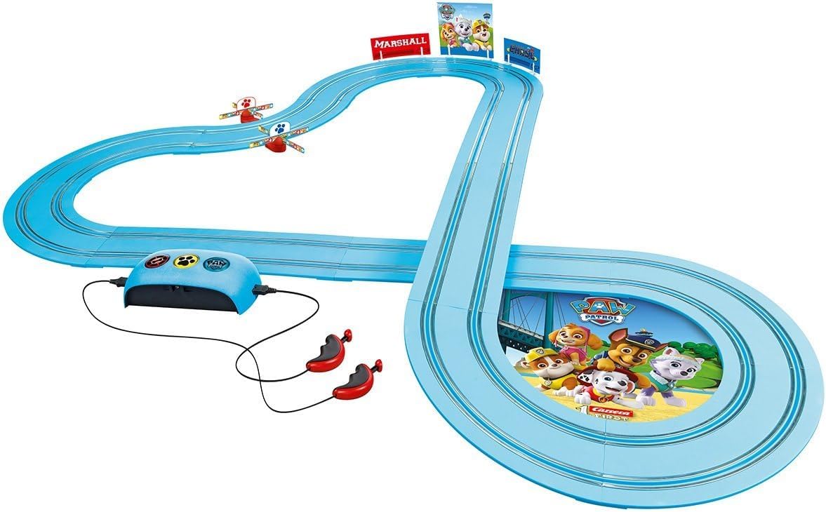 Carrera First PAW Patrol 3,5m Spielbahn Rennbahn für Kinder mit Licht & Sound - B-Ware