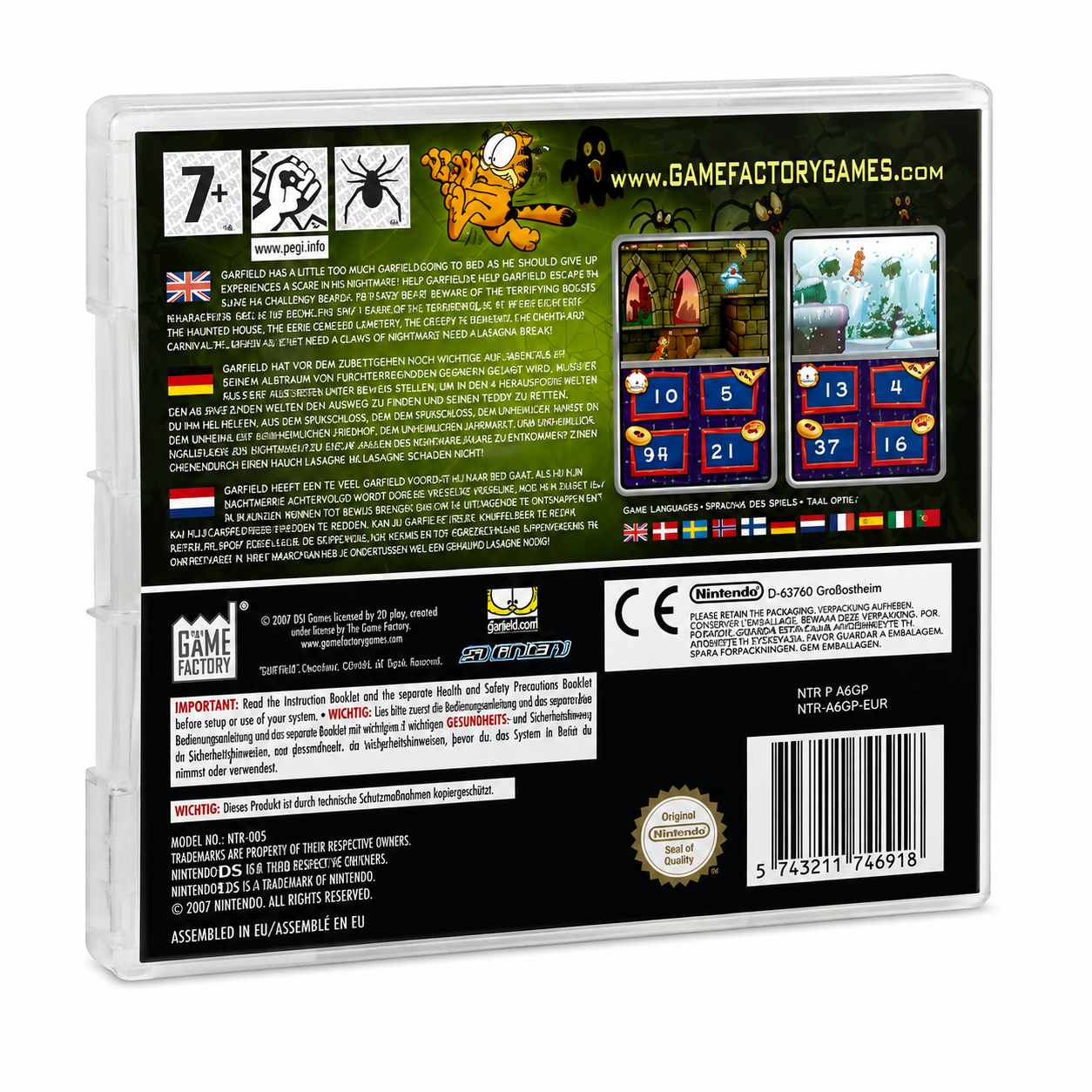 Nintendo DS Spiel - Garfield's Nightmare - gebraucht