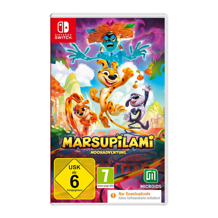Nintendo Switch - Marsupilami Hoobadventure (Code in Box) - NEU &amp; OVP