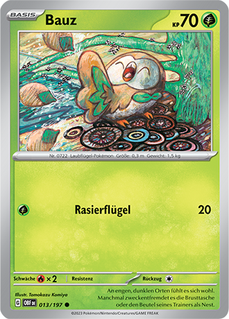 Pokemon Karmesin & Purpur - Obsidian Flammen (Karten 1-99 zur Auswahl)