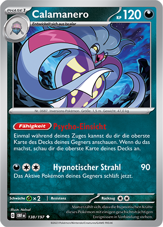 Pokemon Karmesin & Purpur - Obsidian Flammen (Karten 100-199 zur Auswahl)