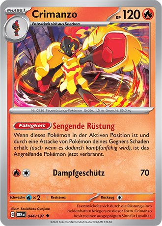 Pokemon Karmesin & Purpur - Obsidian Flammen (Karten 1-99 zur Auswahl)