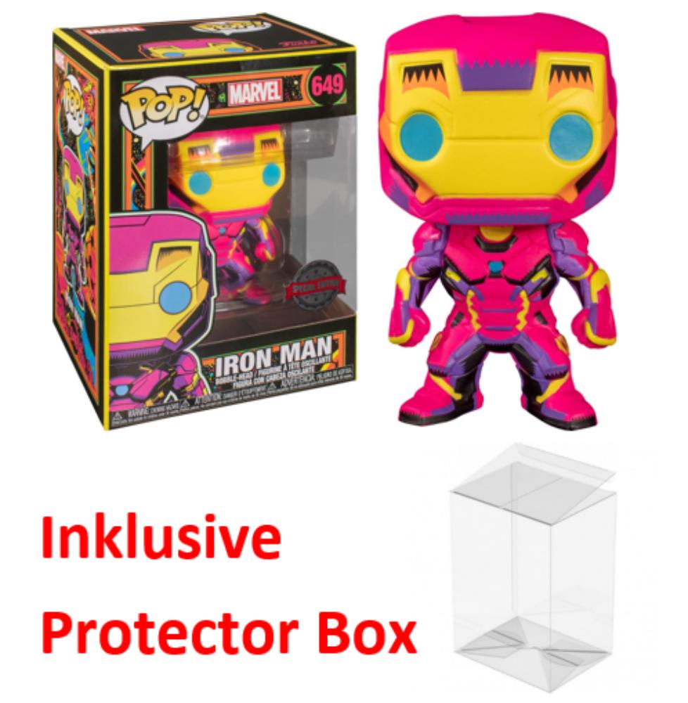 FUNKO POP Marvel #649 Iron Man Special Edition Figur NEU + Protector Box