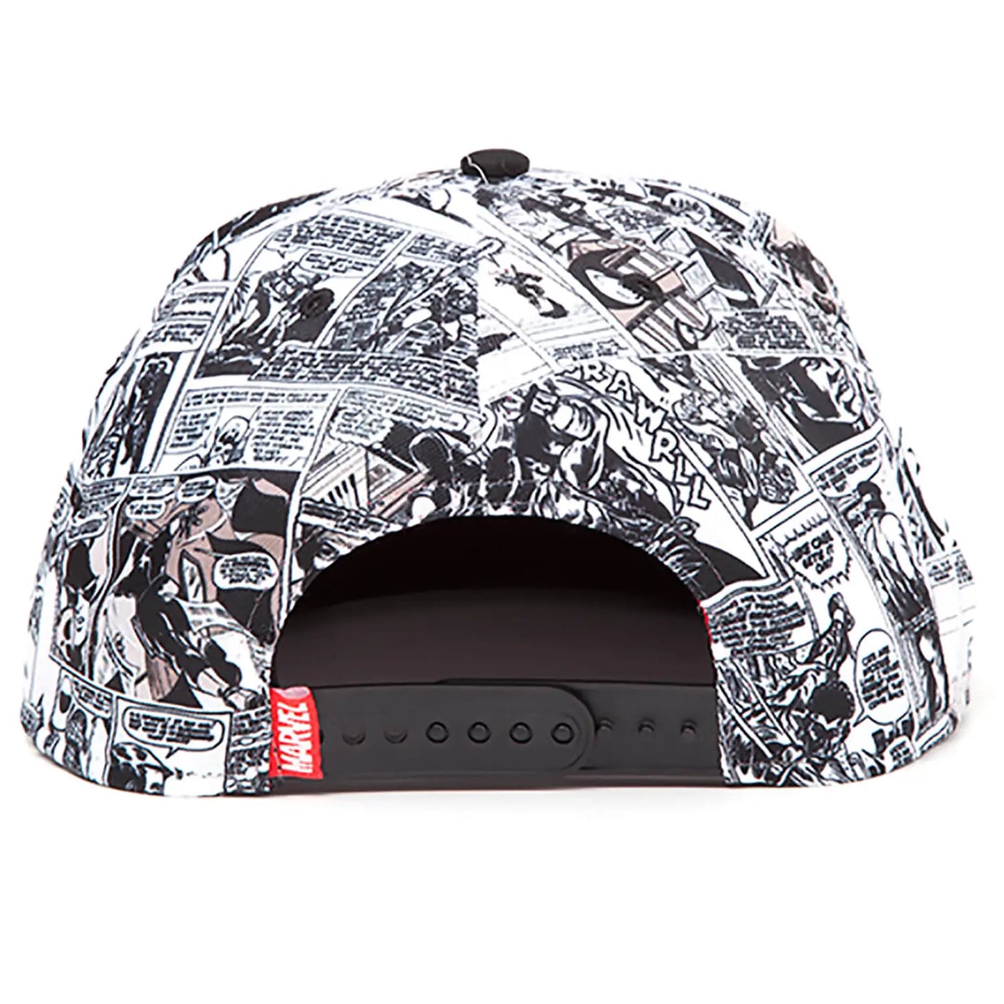 Marvel: Classic Red and White Logo Snapback Cap Mütze Basecap - verstellbar