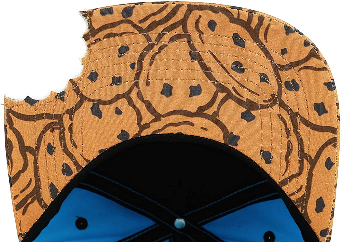 Sesamstraße Krümelmonster Cookie Bite - Snapback Cap Mütze Basecap - verstellbar