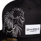 Death Note Ryuk Line Art Black and White - Snapback Cap Mütze Basecap - verstellbar