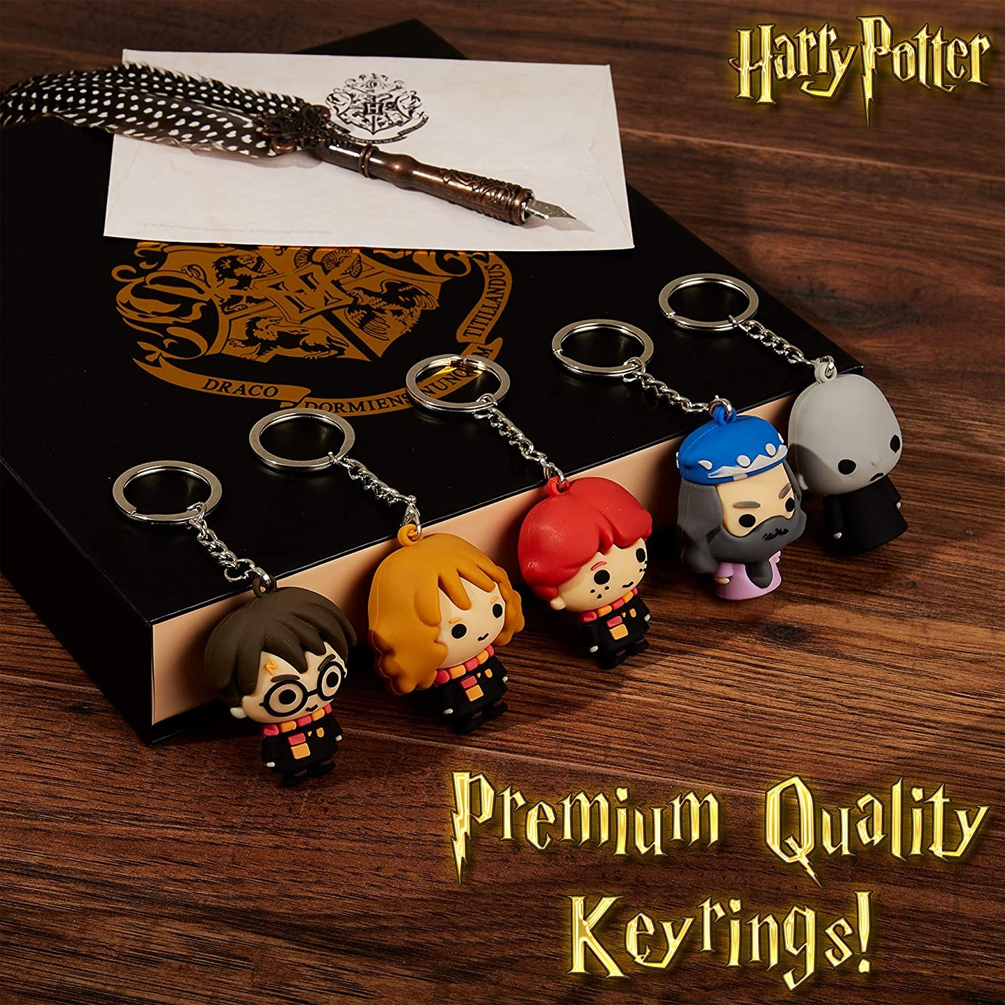 Harry Potter Schlüsselanhänger Set (5 Figuren) Keychain