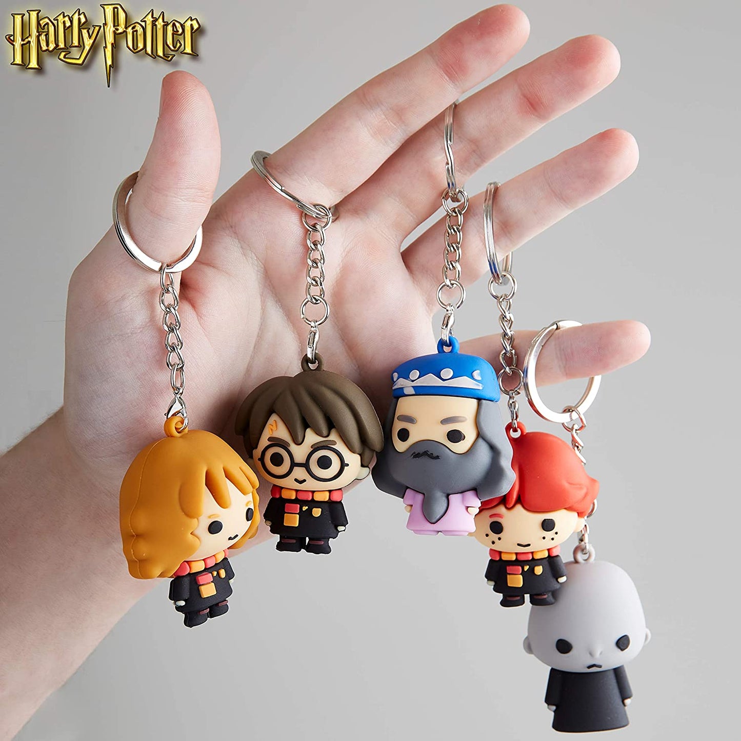 Harry Potter Schlüsselanhänger Set (5 Figuren) Keychain