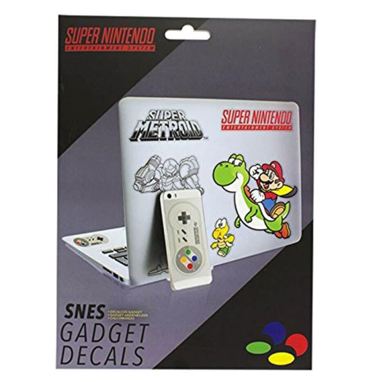 Super Nintendo Tech Stickers Gadget (24 Aufkleber)