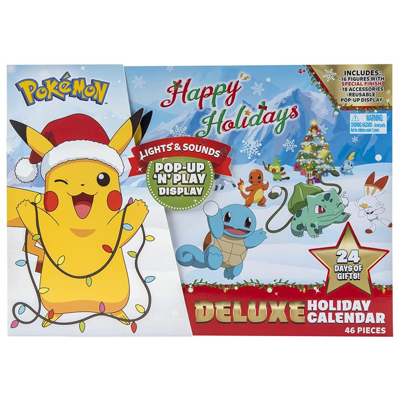 Pokemon Deluxe Adventskalender Weihnachtskalender mit Licht & Sound