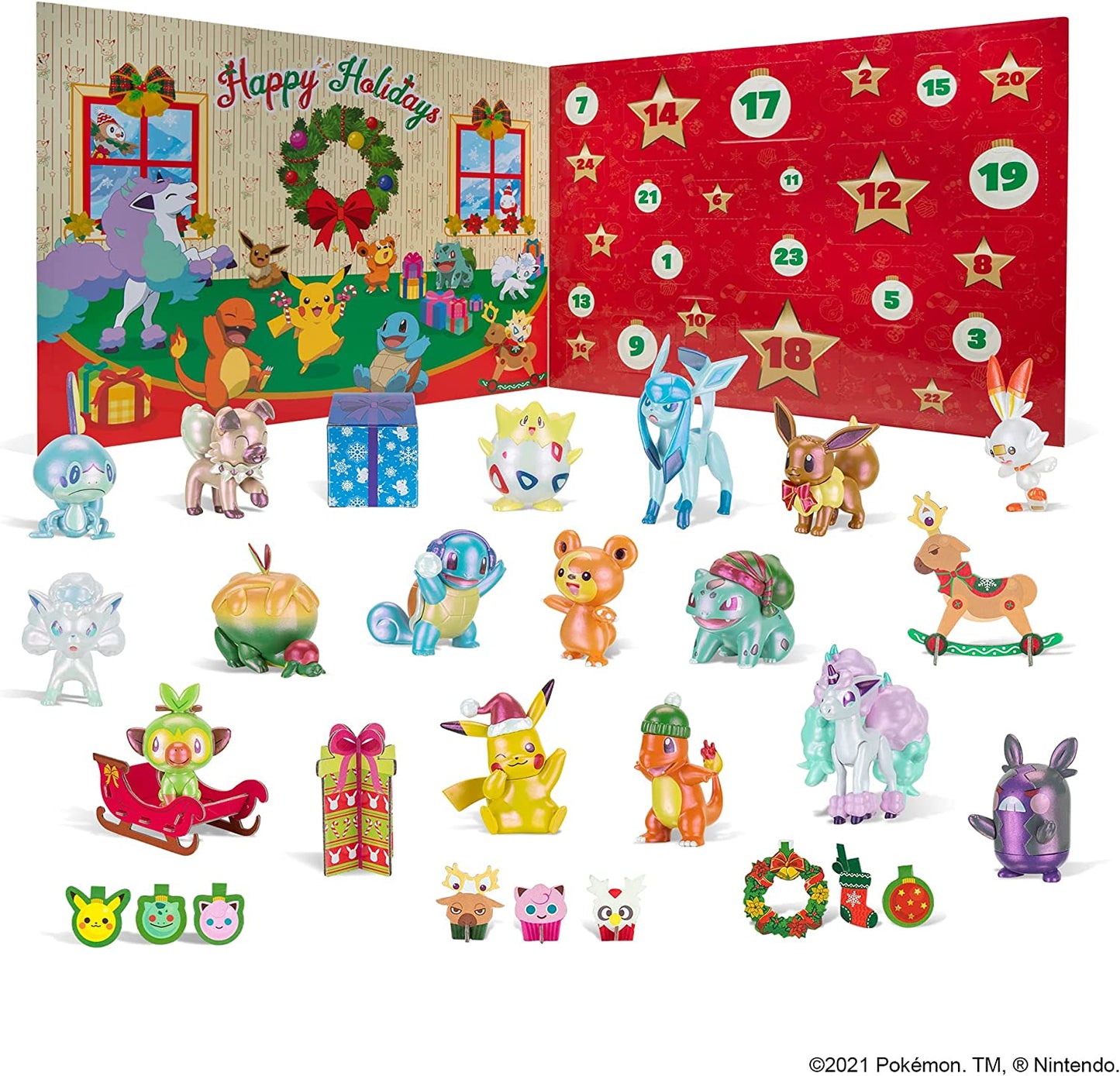 Pokemon Deluxe Adventskalender Weihnachtskalender mit Licht & Sound