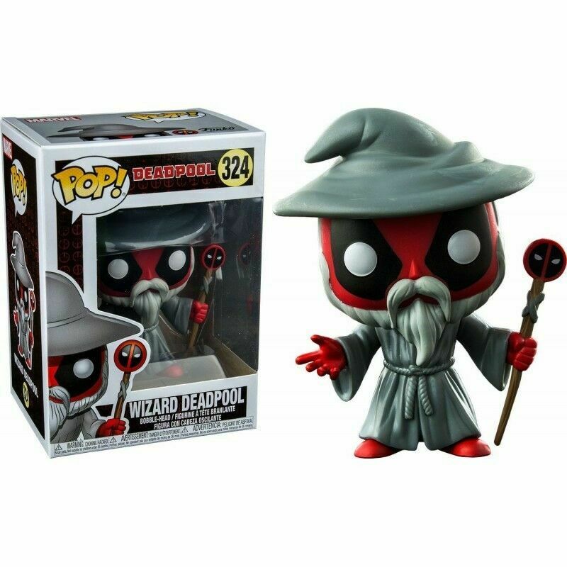 FUNKO POP #324 Wizard Deadpool Special Editon Vinyl Figur NEU sealed