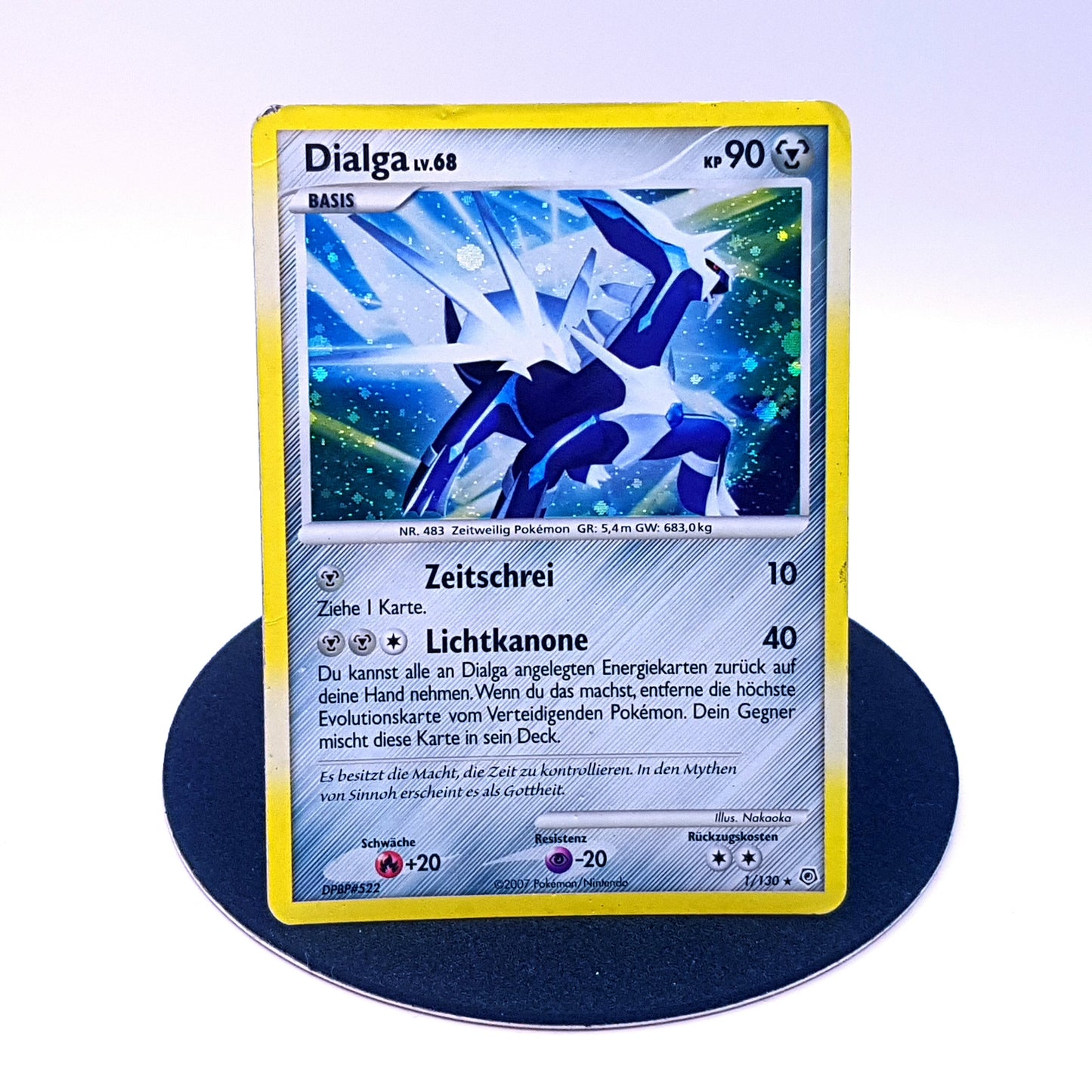 Pokemon Karte Dialga 1/130 holo Diamant & Perl 2007