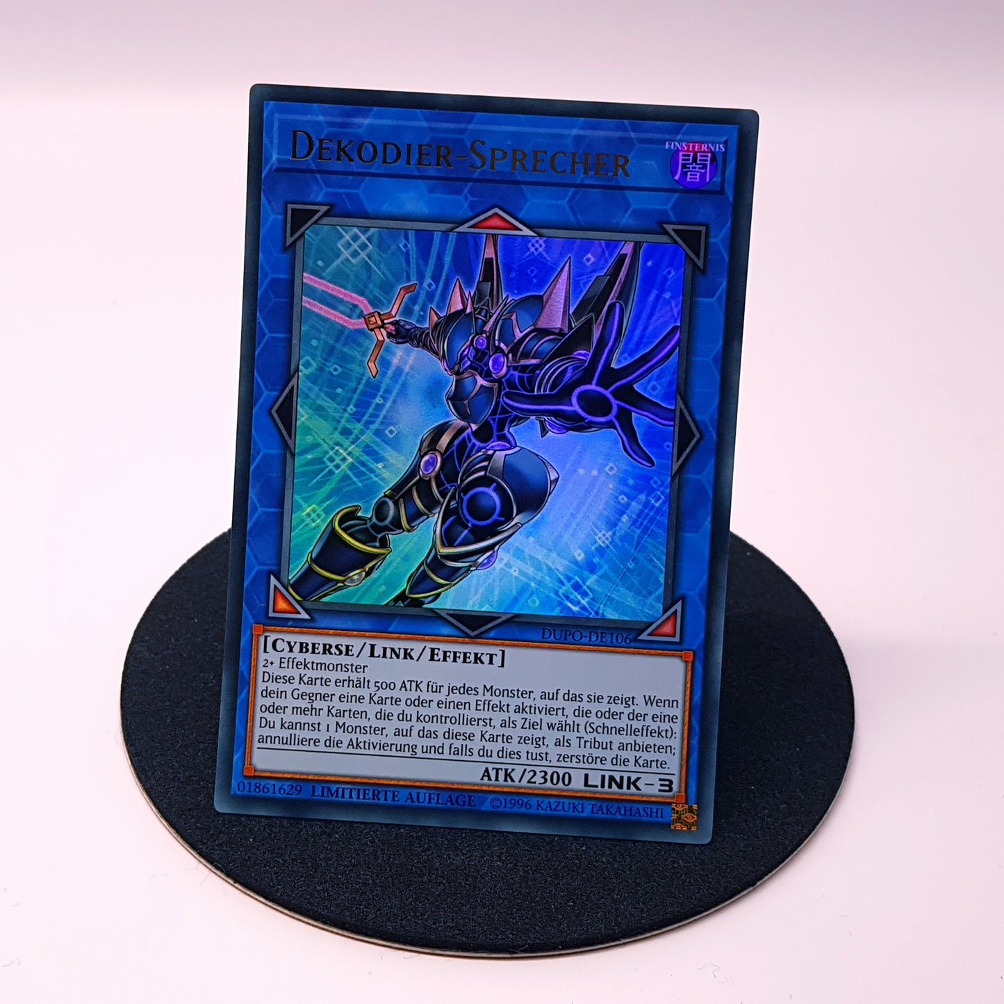 Yu-Gi-Oh Dekodier-Sprecher DUPO-DE106 holo