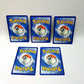 Pokemon Go Set - alle retro Starter Pokemon - Schiggy Glumanda Bisasam Pikachu Evoli - 5 Stück