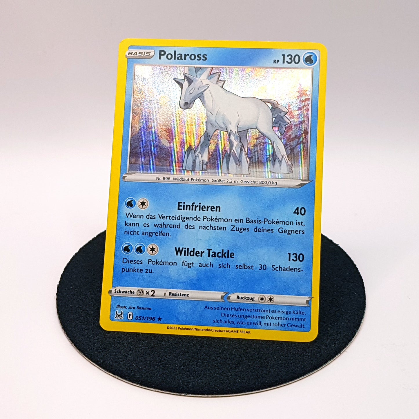 Pokemonkarte - Polaross 051/196 rare holo DE 2022 MINT