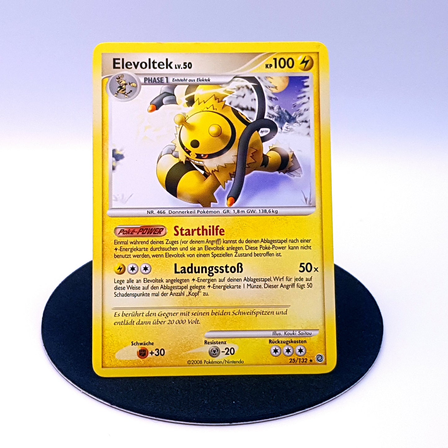 Pokemon Karte Elevoltek 25/132 Diamant & Perl 2008