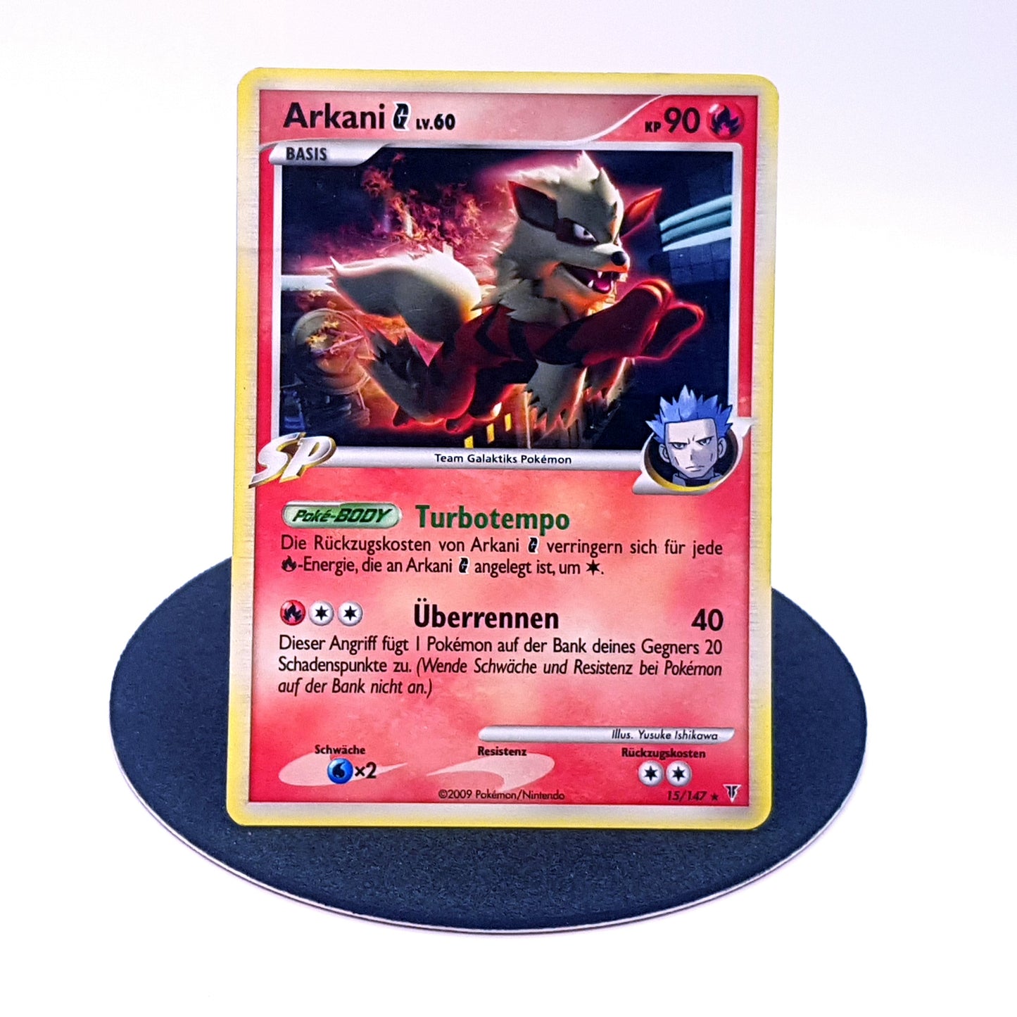 Pokemon Karte Arkani G 15/147 holo Platin 2009