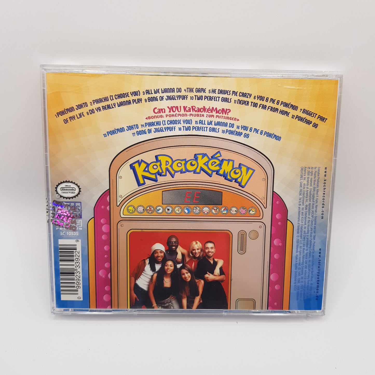 Totally Pokemon CD mit Original Soundtracks aus der US-Serie 2000
