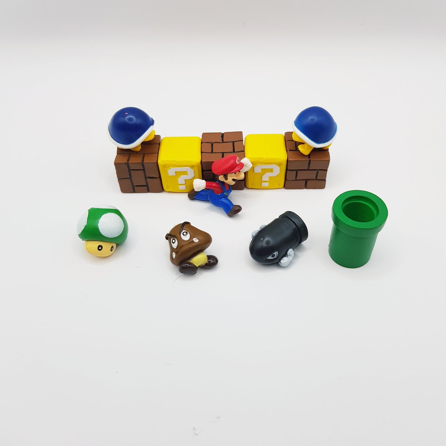 Super Mario Figuren Set Merchandise DIY Spielwelt 12teilig