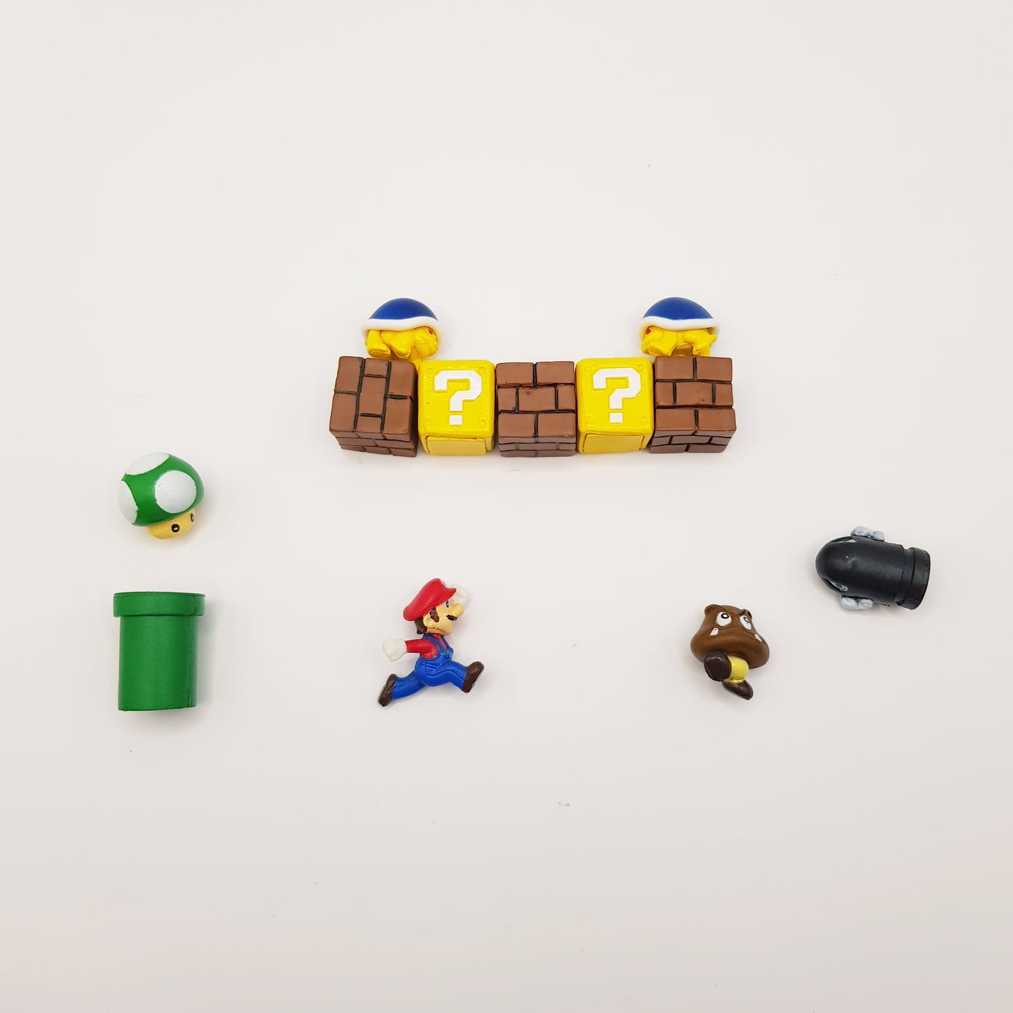 Super Mario Figuren Set Merchandise DIY Spielwelt 12teilig