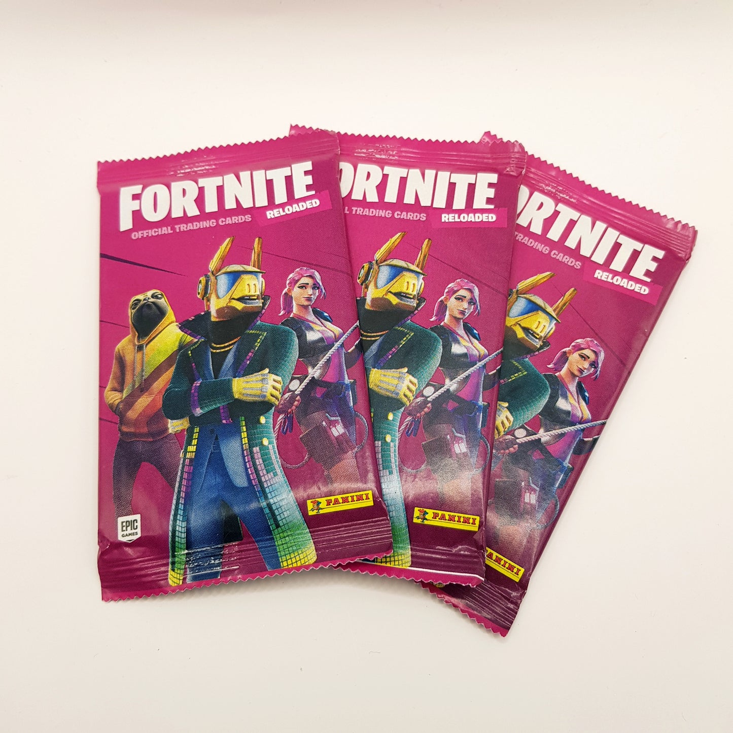 Fortnite Reloaded Trading Card Booster Packs (3 Stück) 2020 Sammelkarten Panini