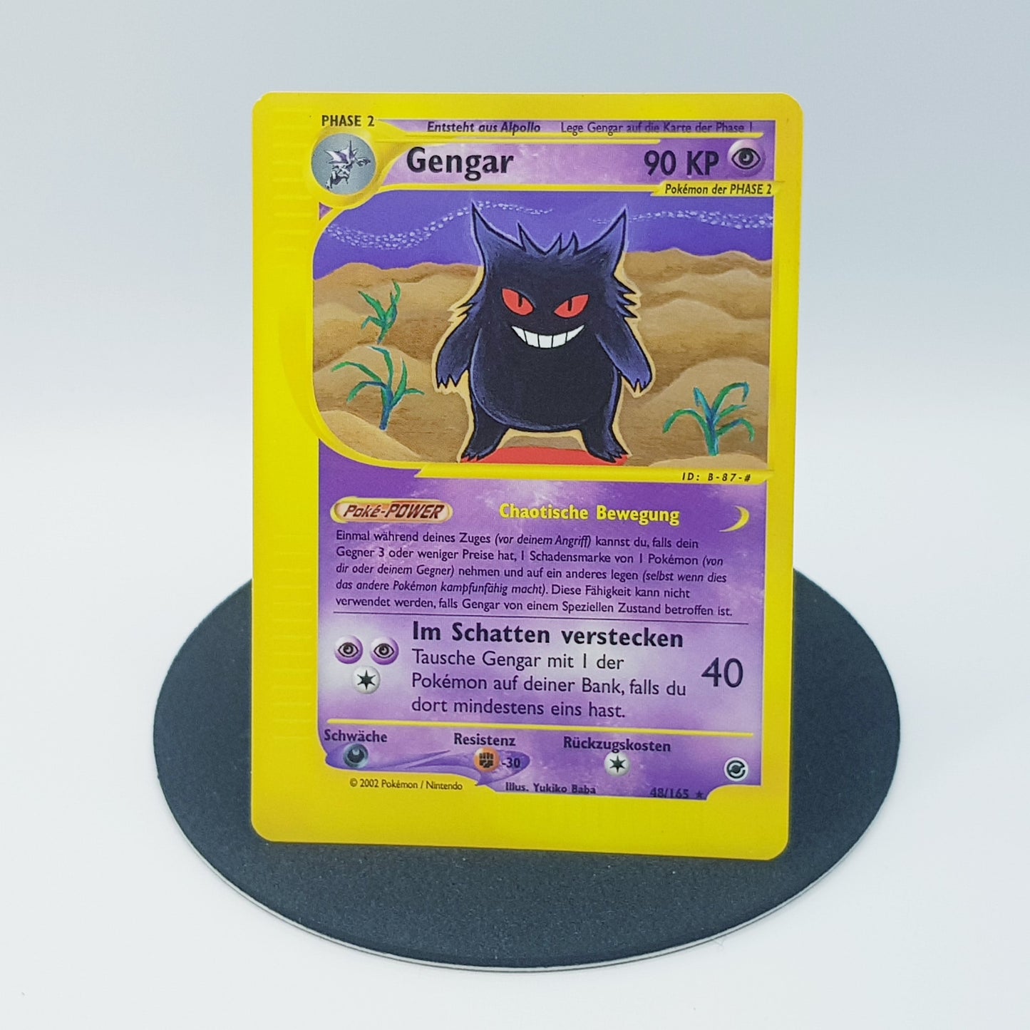 Pokemon Karte Gengar 48/165 Expedition Base Set 2002 Mint