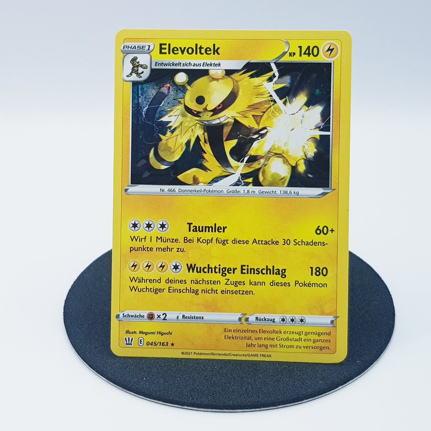 Pokemon Karte Elevoltek 45/163 rare Mint DE