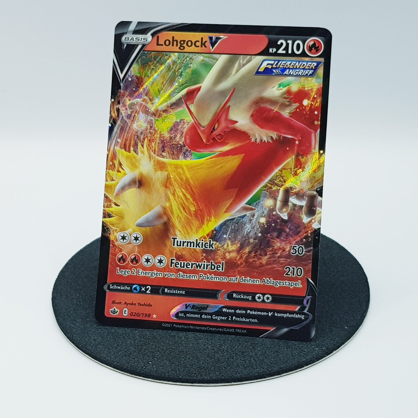 Lohgock V 020/198 ultra rare holo Fullart - Schaurige Herrschaft - 2021 DE Pokemon