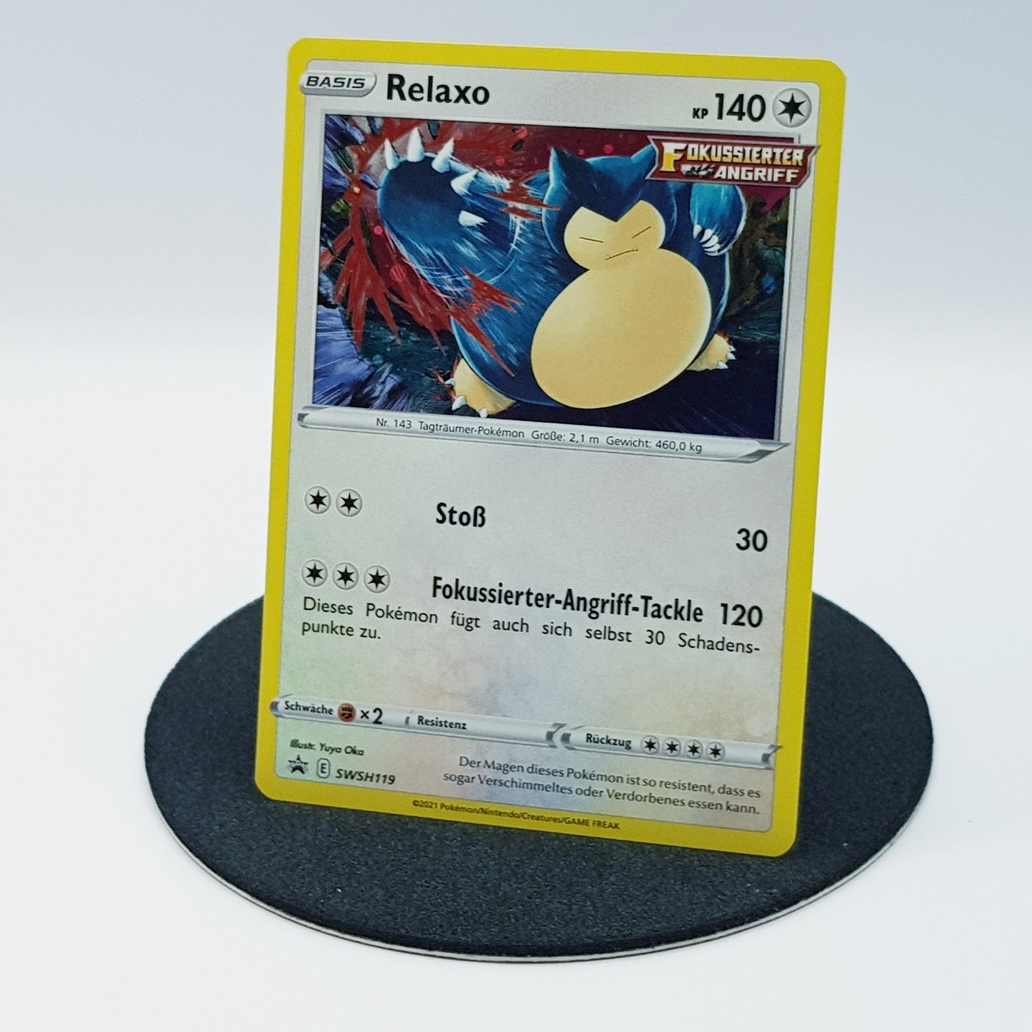 Relaxo SWSH119 rare holo Black Star Promo - Schwert & Schild 2021 DE Pokemon