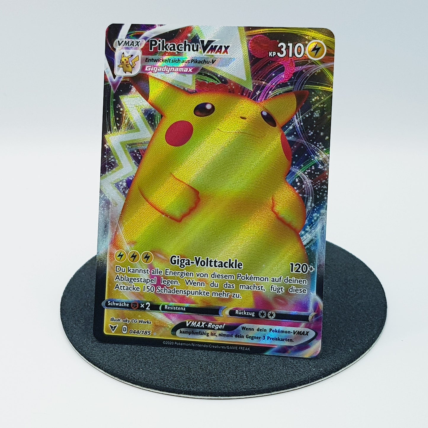 Pikachu VMAX 044/185 ultra rare holo Fullart - Farbenschock 2020 DE Pokemon