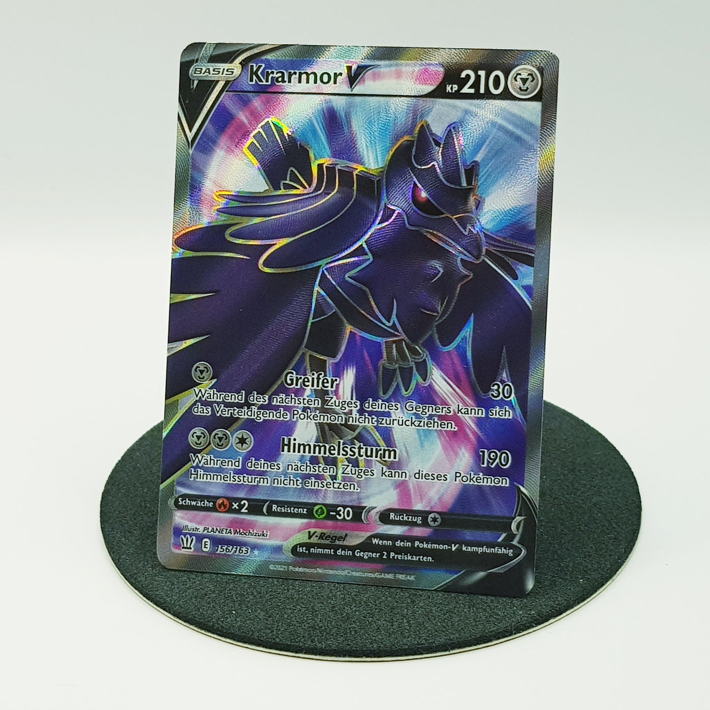 Krarmor V 156/163 ultra rare holo Fullart - Kampfstile 2021 DE Pokemon